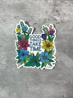 Good Vibes stickers.