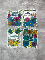 Feel Good Stickers for paper crafting